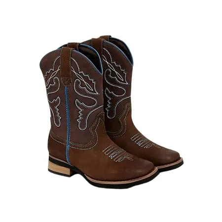 Baxter Youth Western Boot Brown