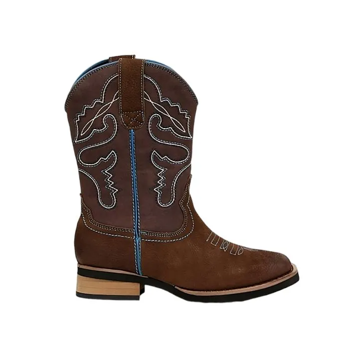 Baxter Youth Western Boot Brown