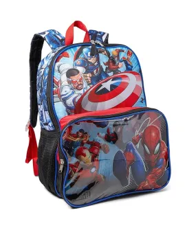 BIOWORLD Kids Marvel Backpack Set (Little Kid/Big Kid)