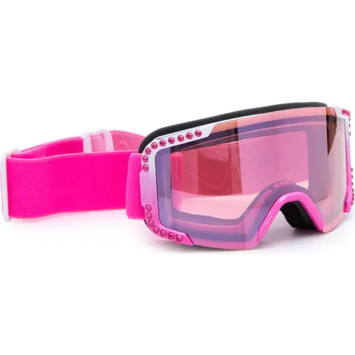 Bling2O Lustrous Frost Ski Goggle, Pink Frost