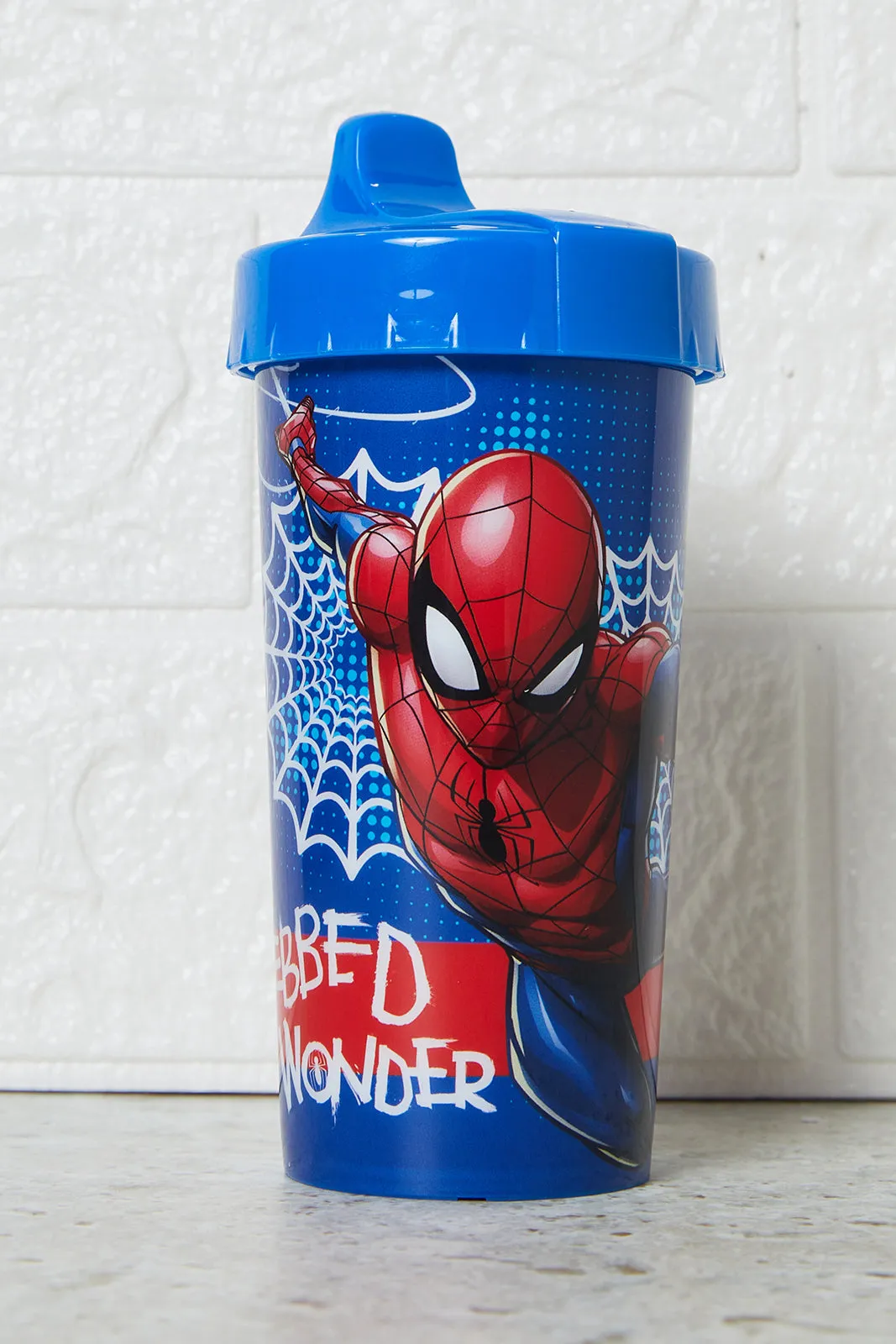 Boys Blue Spider-Man Easy Water Bottle