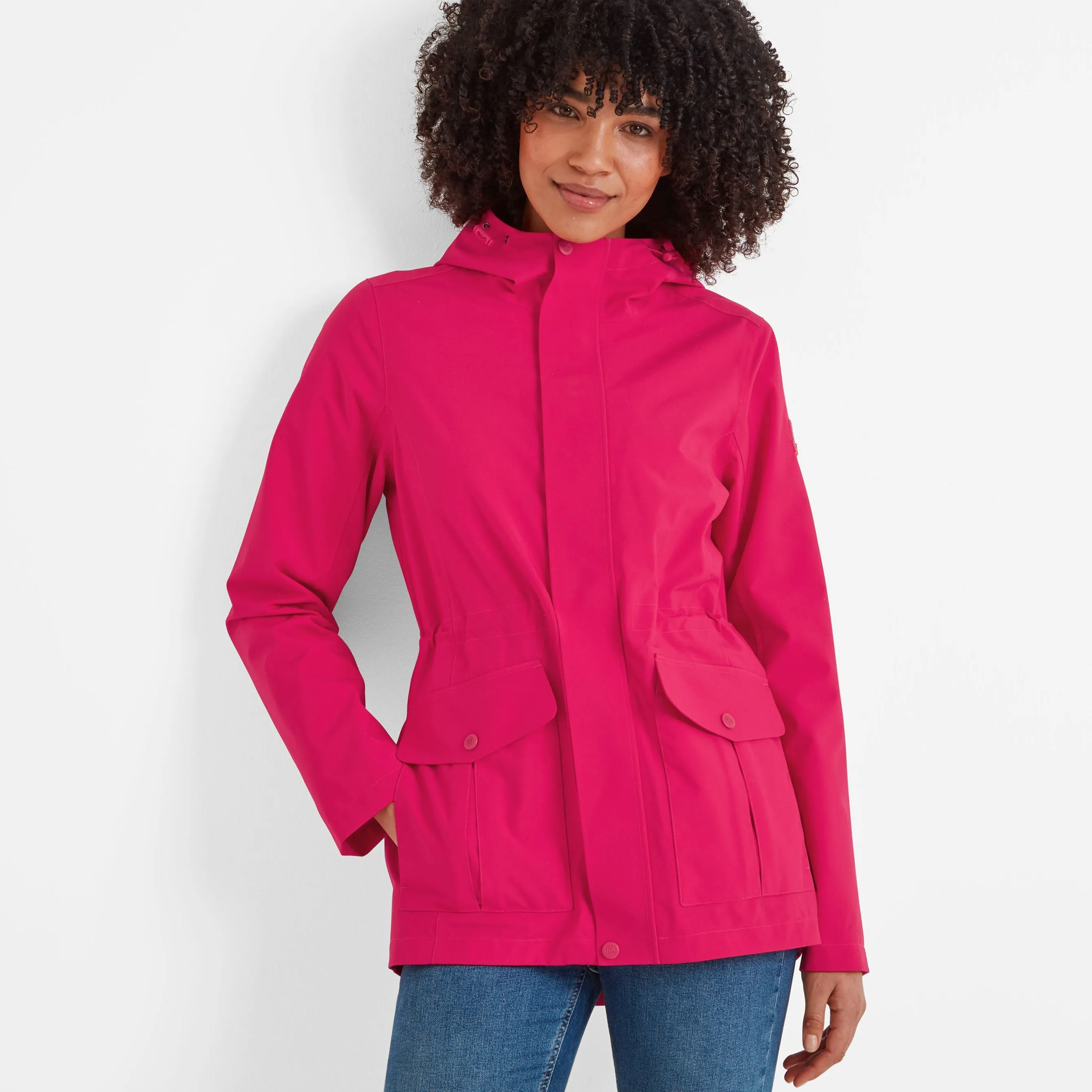 Burradon Womens Waterproof Jacket - Magenta Pink