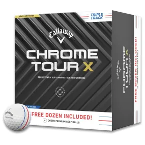 Callaway Chrome Tour X Triple Track 4 Dozen Golf Balls 2024