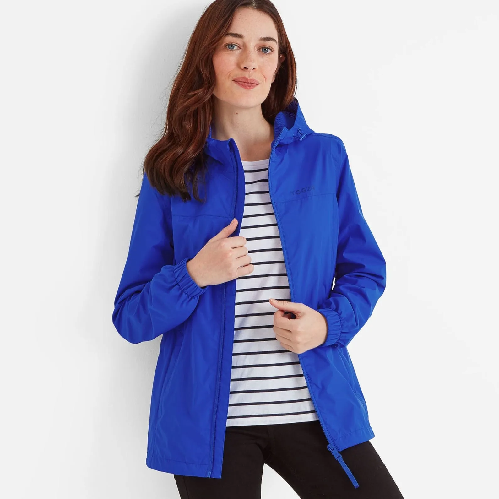 Craven Womens Waterproof Packaway Jacket - Mykonos Blue