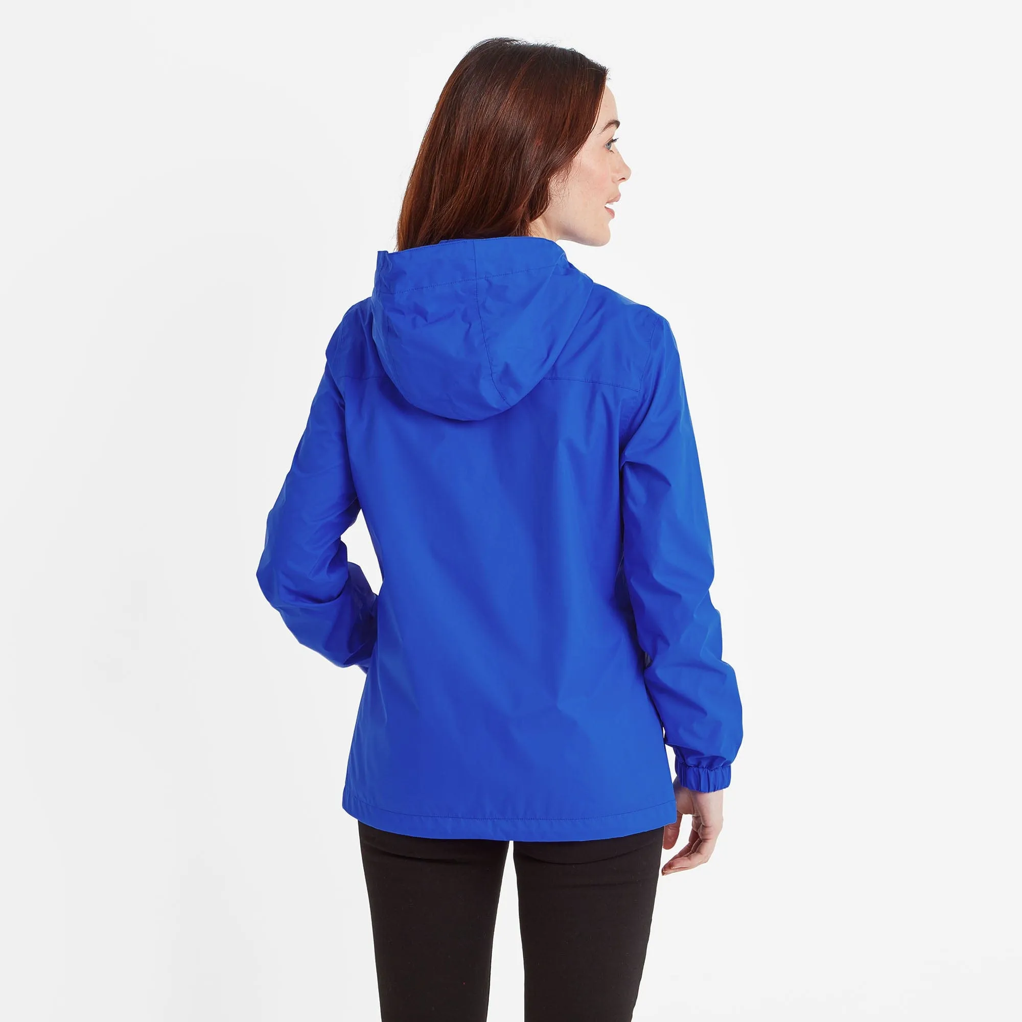 Craven Womens Waterproof Packaway Jacket - Mykonos Blue