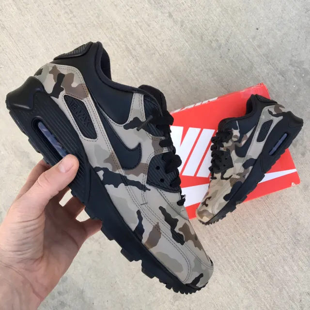 Custom Painted Desert Camo Nike Air Max 90