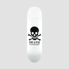 Death OG Skull Skateboard Deck White - 8.5"