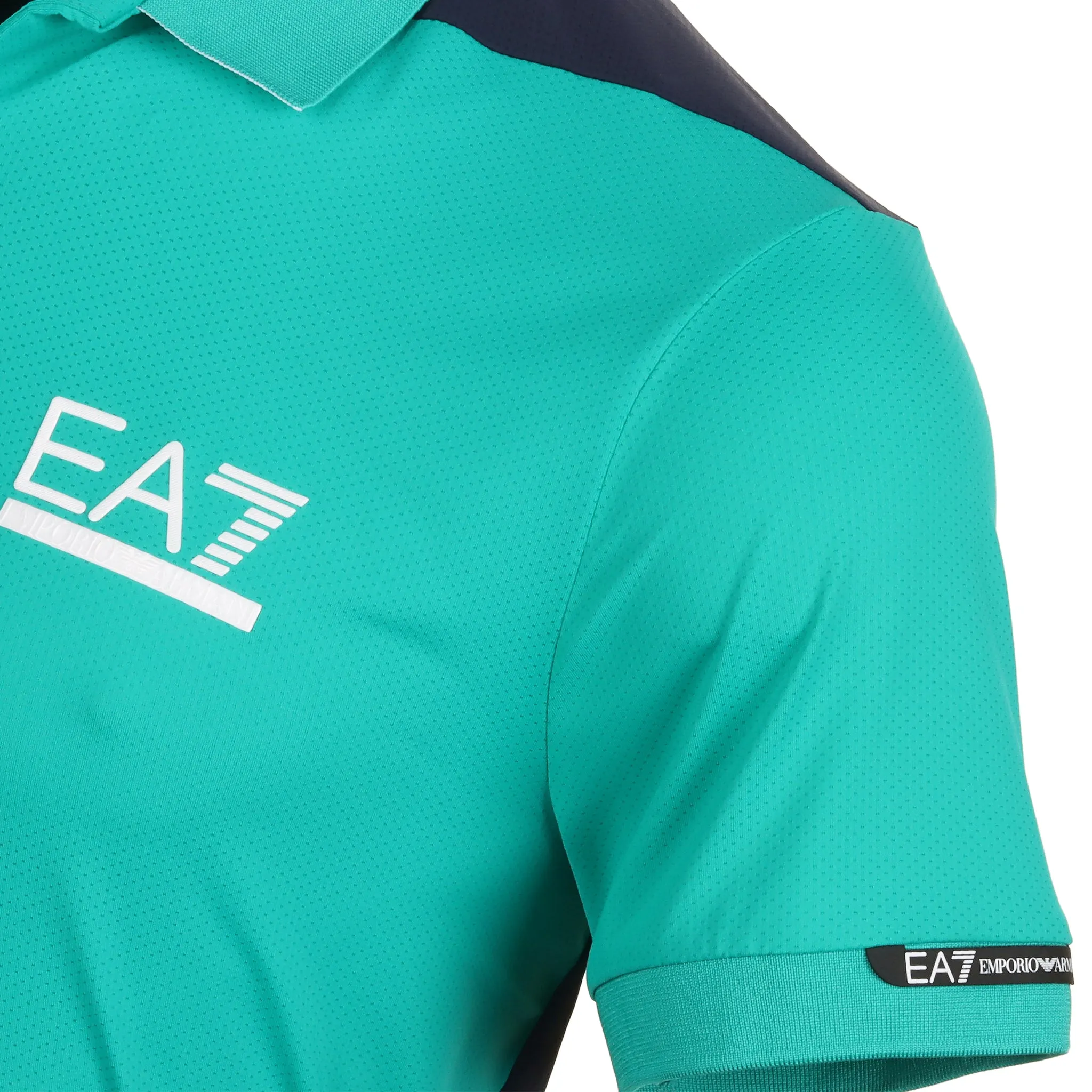 Emporio Armani EA7 Golf Ventus7 Colourblock Polo Shirt