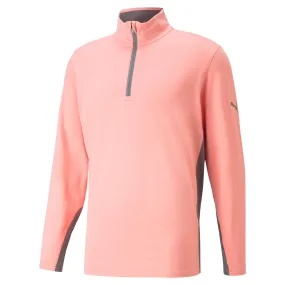 Gamer Golf 1/4 Zip | Flamingo Pink / Quiet Shade