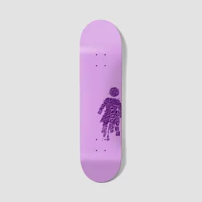 Girl Davis Bricked Skateboard Deck - 8.5"