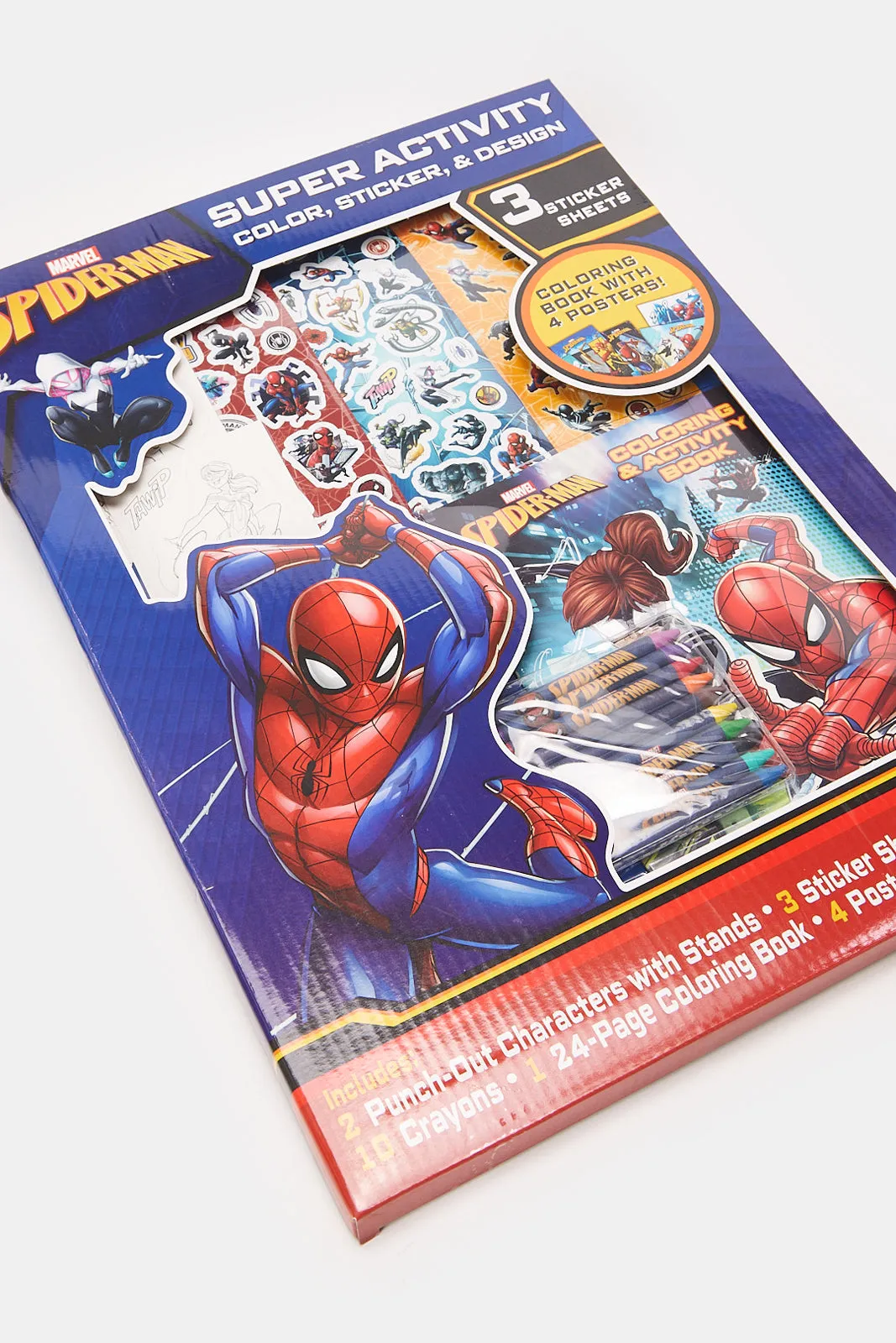 Girls Spider-Man Super Activity Colour Design Set