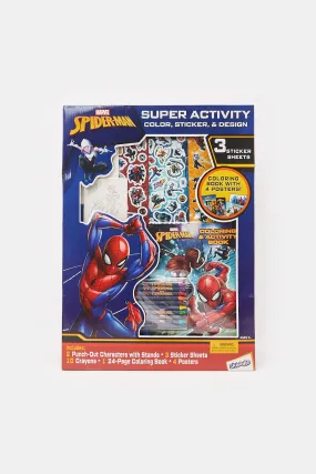 Girls Spider-Man Super Activity Colour Design Set