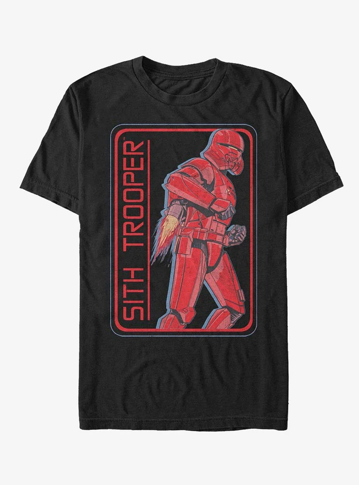 Hot Topic Star Wars Episode IX Rise of Skywalker Red Trooper Retro Sith T-Shirt