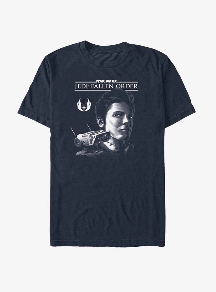 Hot Topic Star Wars Jedi: Fallen Order Cal Profile T-Shirt