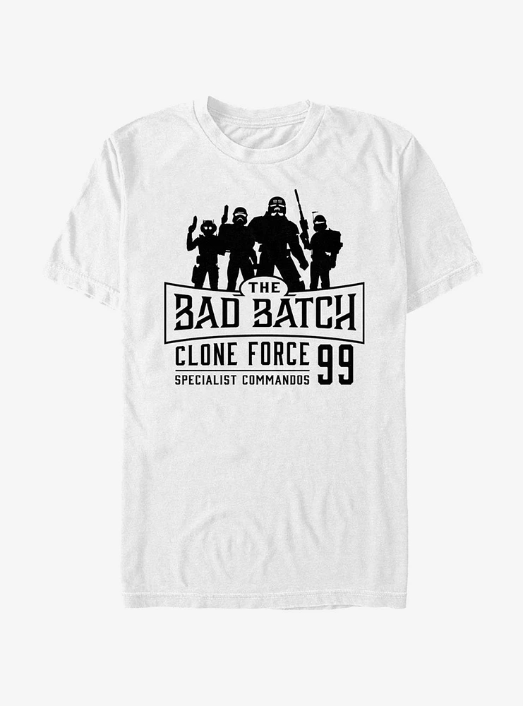 Hot Topic Star Wars The Clone Bad Batch Emblem T-Shirt