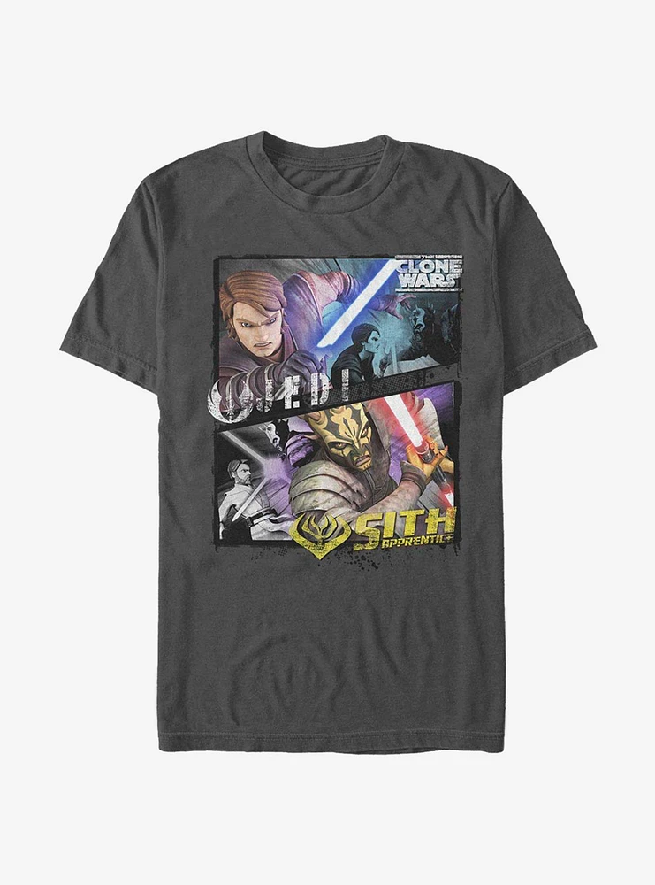 Hot Topic Star Wars The Clone Badside Panel T-Shirt