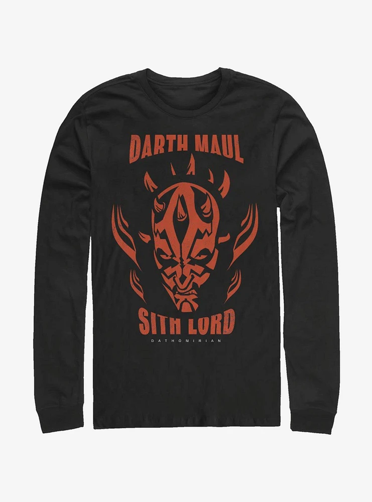 Hot Topic Star Wars The Clone Dathomirian Maul Long-Sleeve T-Shirt