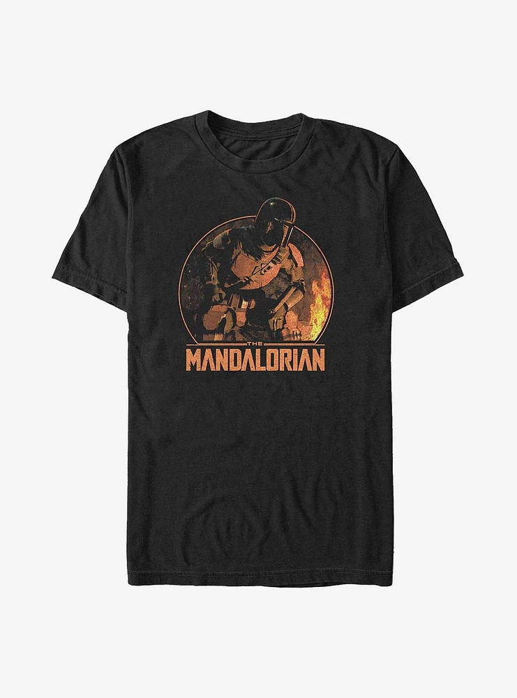 Hot Topic Star Wars The Mandalorian Camping Mando T-Shirt