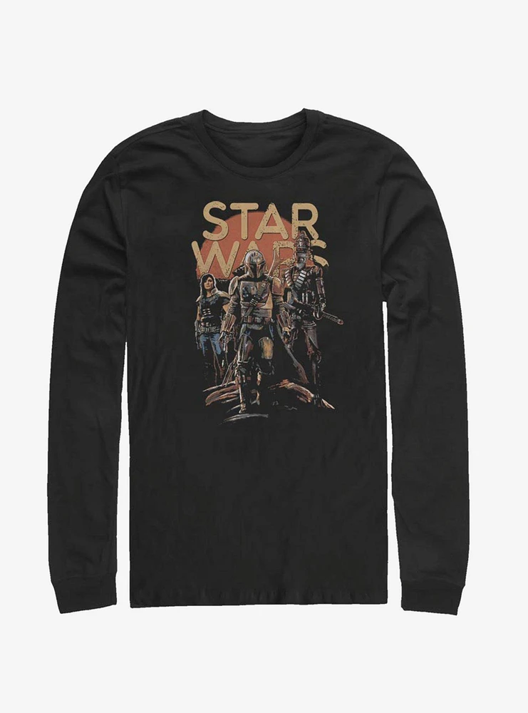 Hot Topic Star Wars The Mandalorian Few Credits More Long-Sleeve T-Shirt