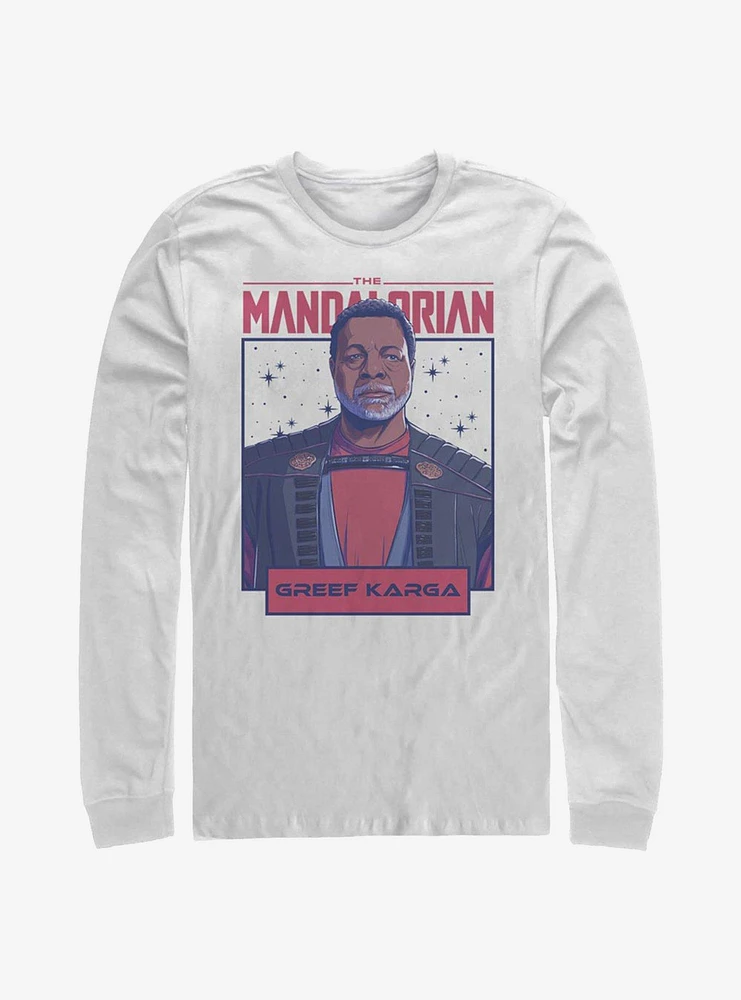 Hot Topic Star Wars The Mandalorian Greef Karga Stellar Long-Sleeve T-Shirt