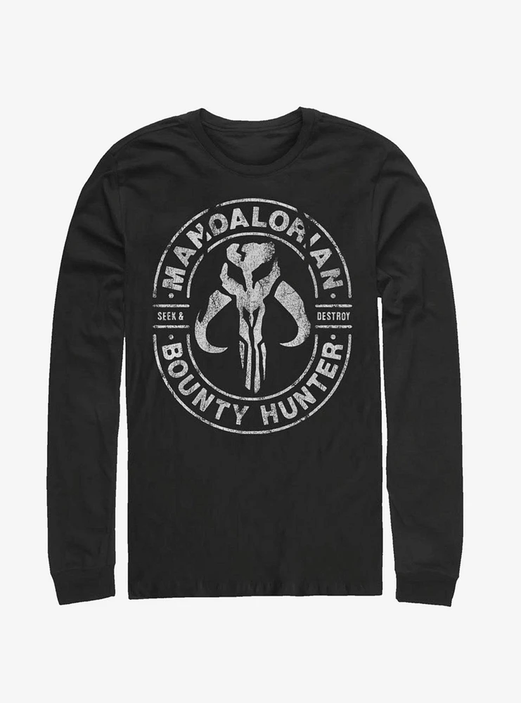 Hot Topic Star Wars The Mandalorian Gun For Hire Long-Sleeve T-Shirt