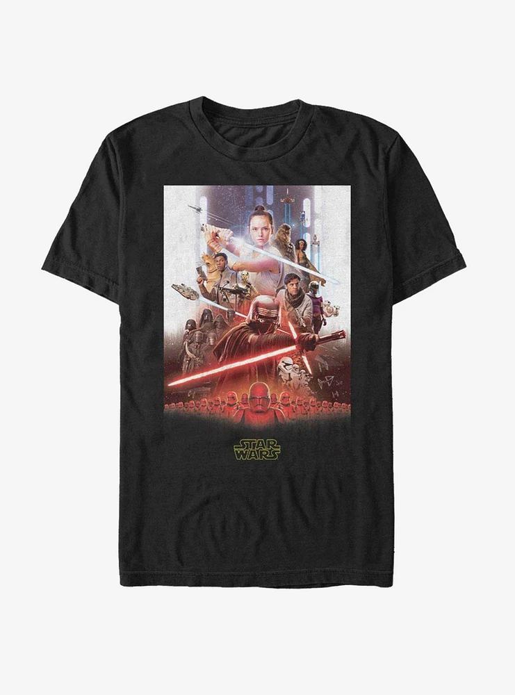 Hot Topic Star Wars: The Rise of Skywalker Last Poster T-Shirt