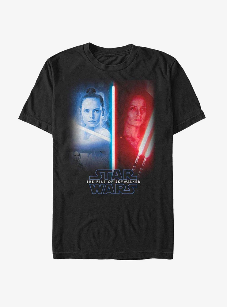 Hot Topic Star Wars: The Rise of Skywalker Split Rey T-Shirt