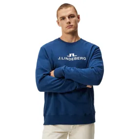 J.Lindeberg Men's Alpha Crew Neck Golf Midlayer