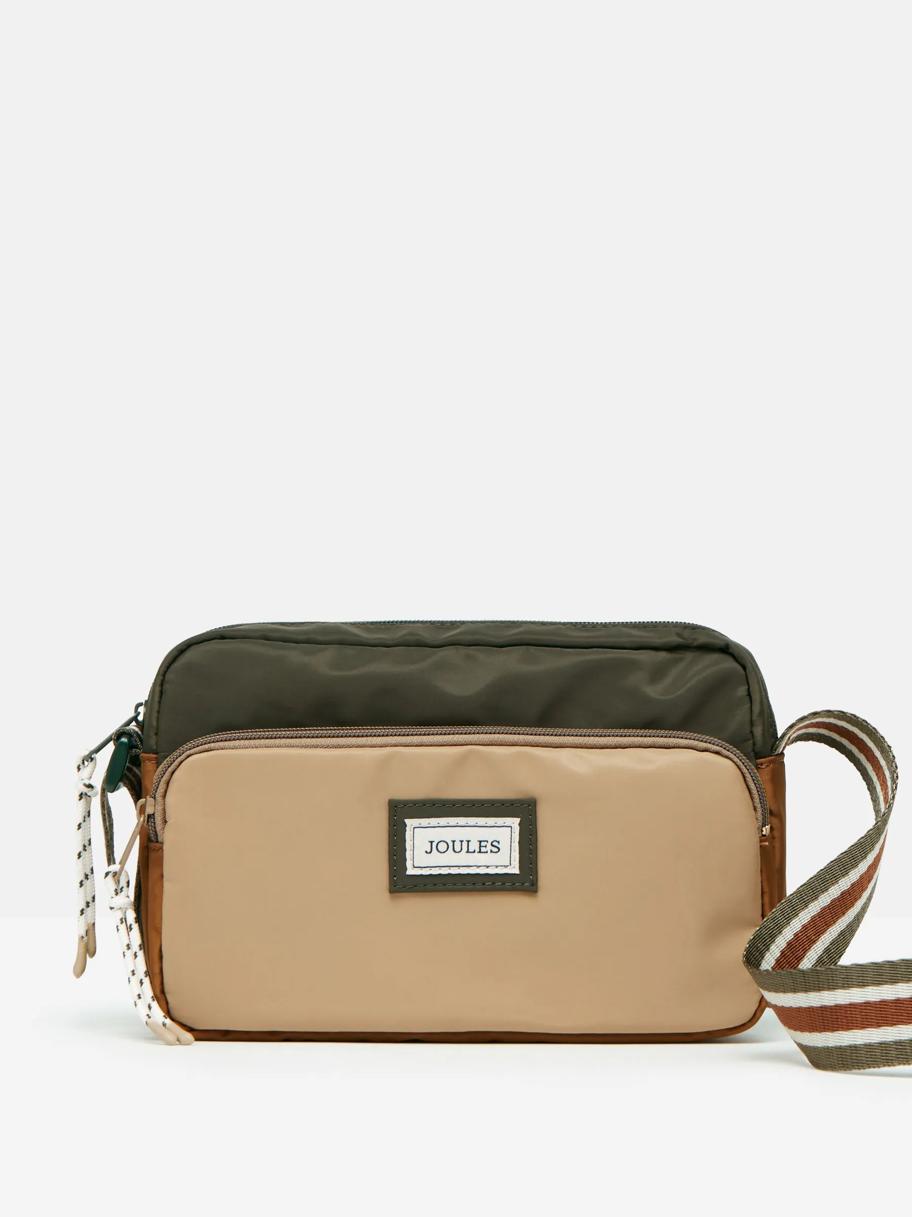 Khaki Green Lightweight Cross Body Bag