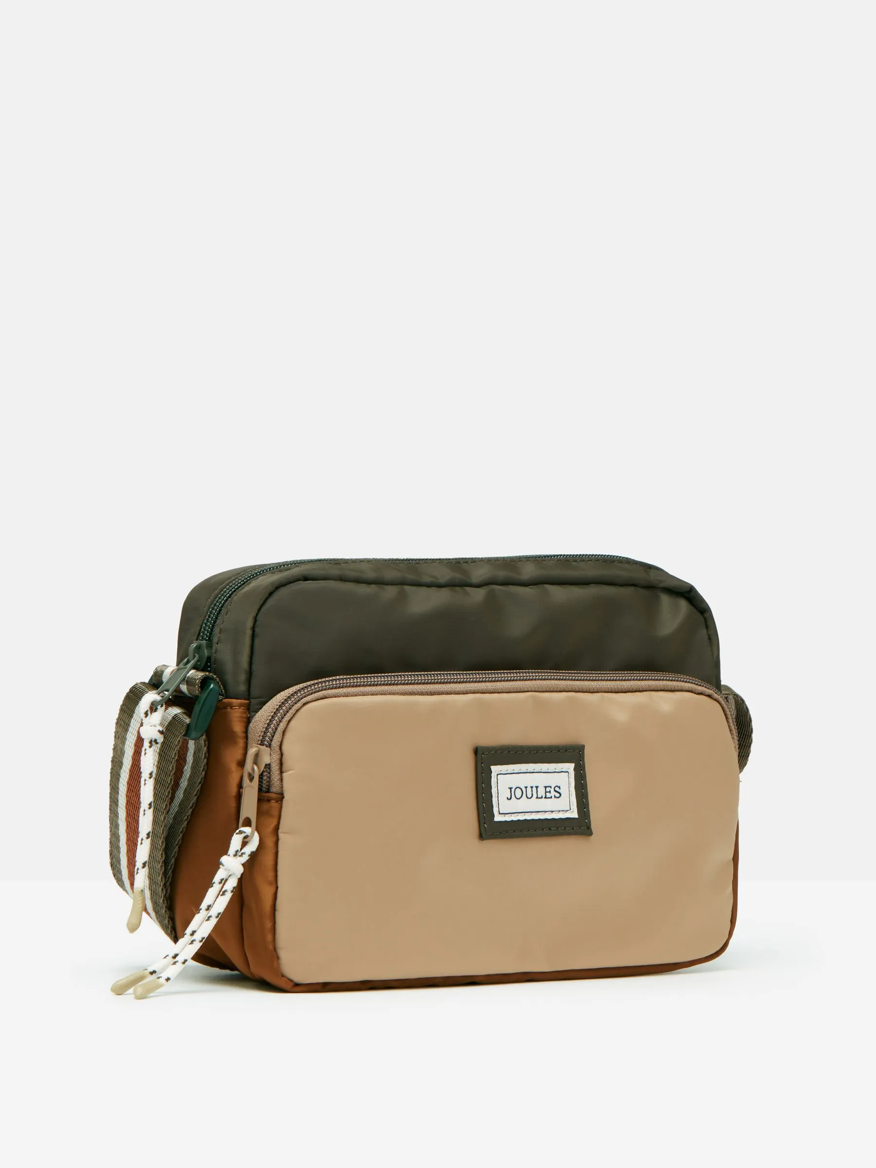 Khaki Green Lightweight Cross Body Bag