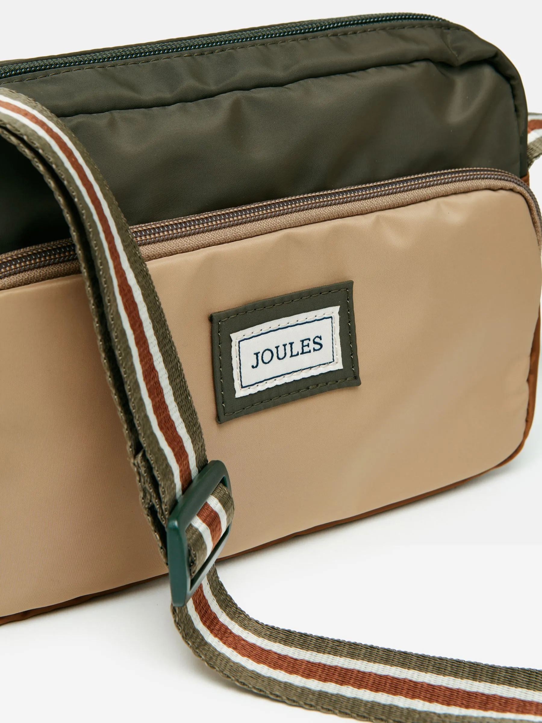 Khaki Green Lightweight Cross Body Bag