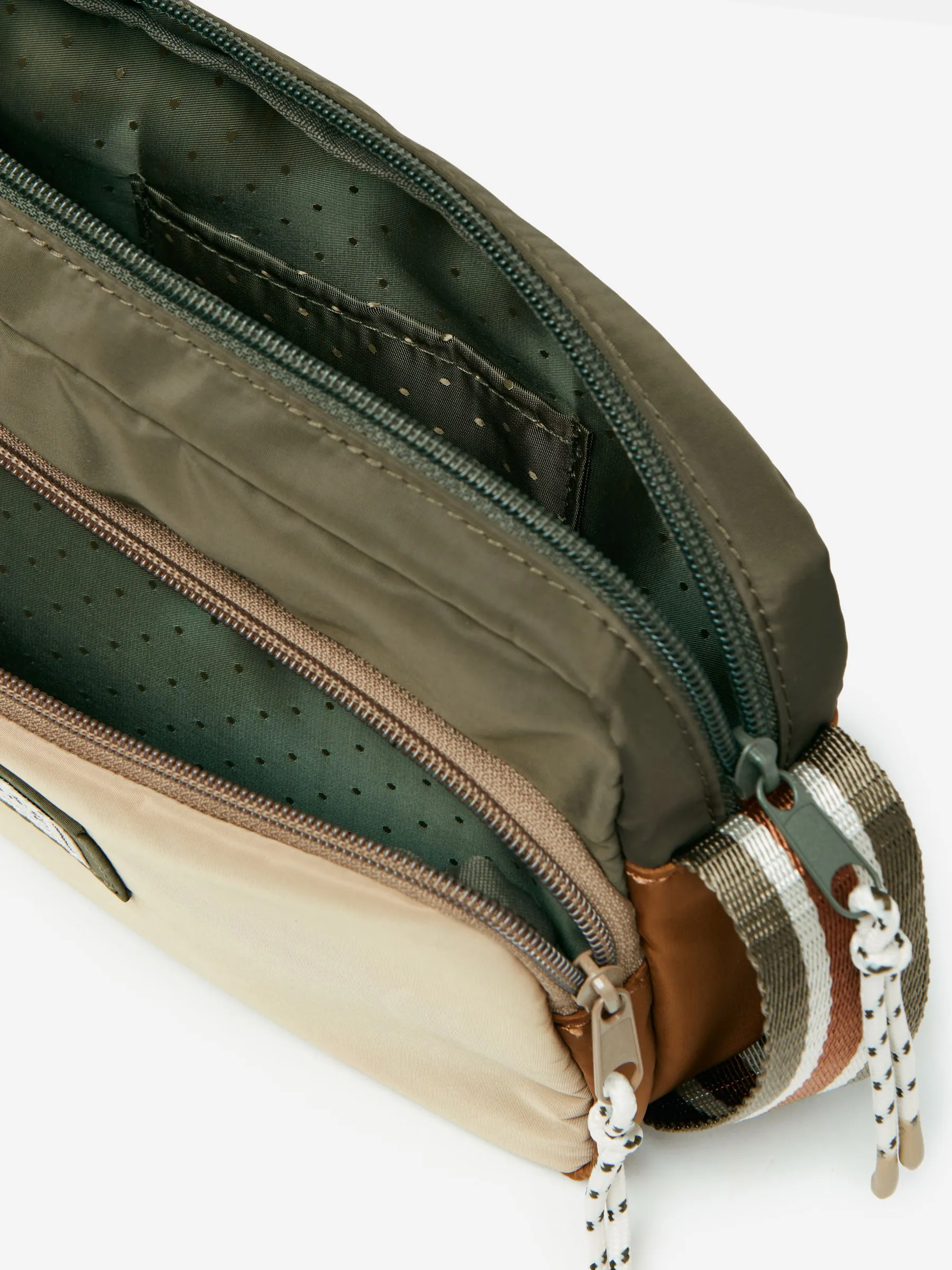 Khaki Green Lightweight Cross Body Bag