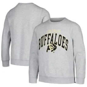 Lids Youth Garb Gray Colorado Buffaloes Cruz Pullover Sweatshirt