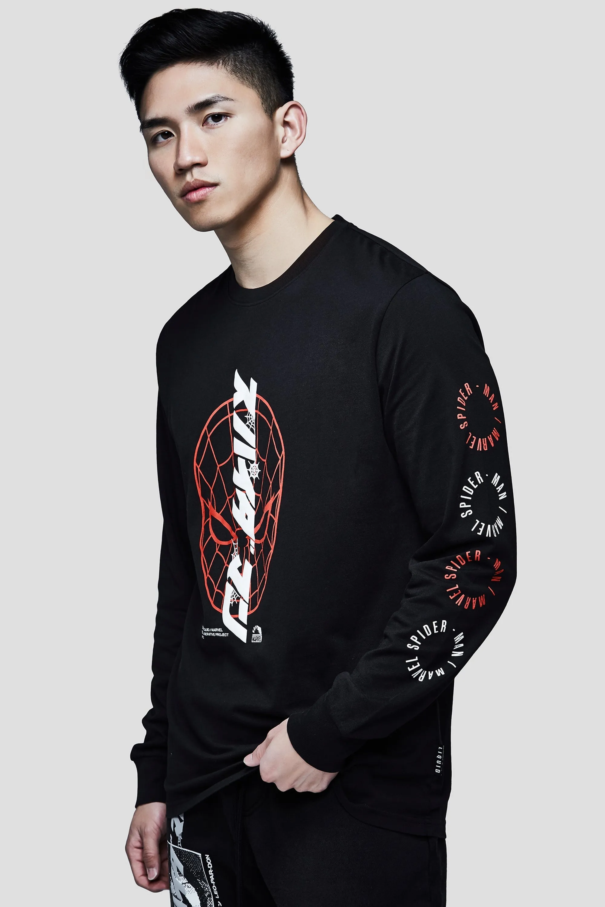 LIQUID x MARVEL SPIDER-MAN TECH LONG SLEEVE TEE