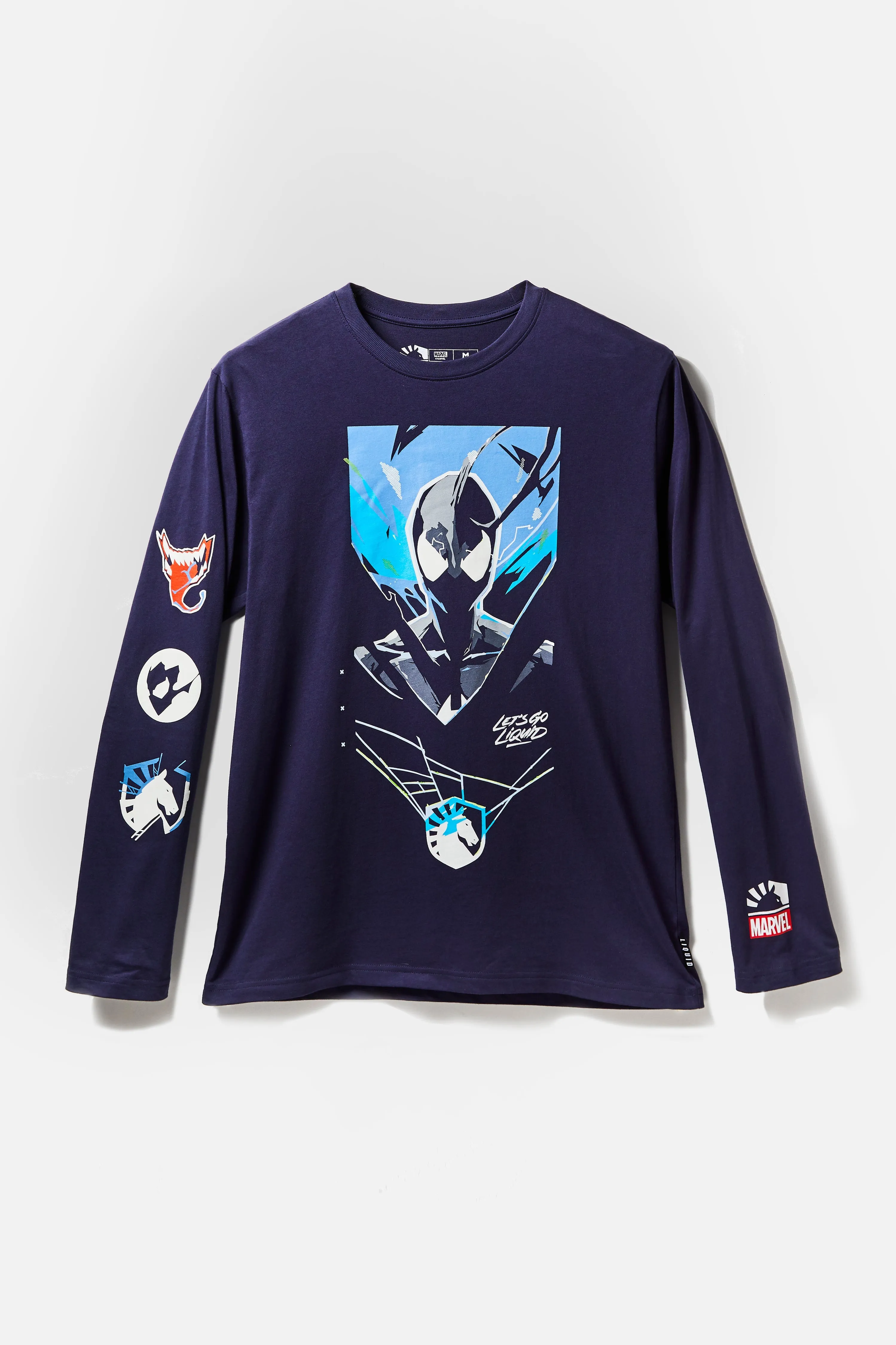 LIQUID X MARVEL SYMBIOTE SUIT SPIDER-MAN LONG SLEEVE