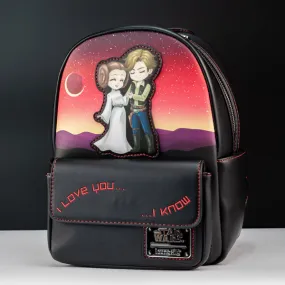 Loungefly x Star Wars Princess Leia and Han Solo Mini Backpack