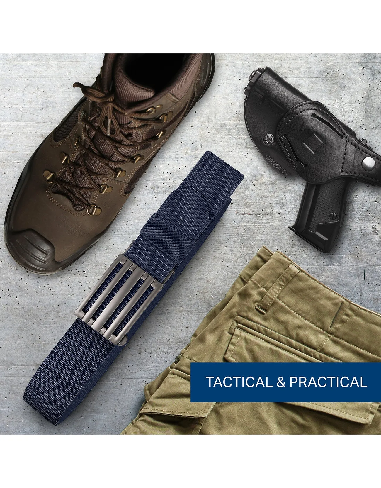 Mens Tactical Ratchet Golf Belt-2 pack