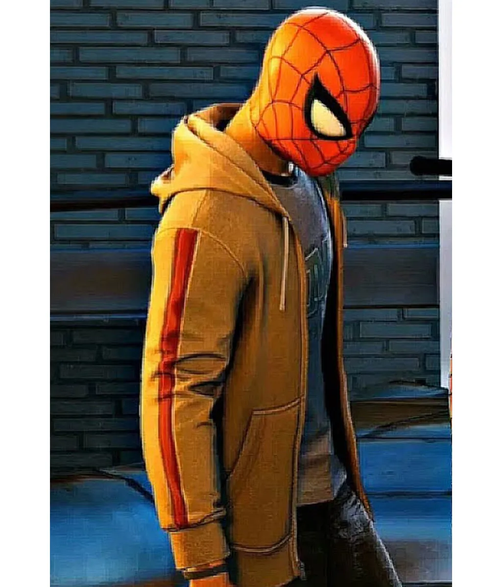 Miles Morales Spider-Man PS4 Gray Hoodie