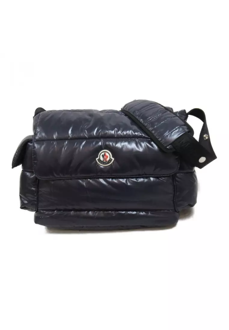 Moncler Pre-loved Moncler mothers bag Shoulder bag Shoulder bag Polyamide Navy Dark navy