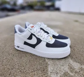 NIKE AIR FORCE 1 WHITE DENIM