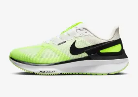 Nike Air Zoom Structure 25 White Volt Phantom Black DJ7883-100