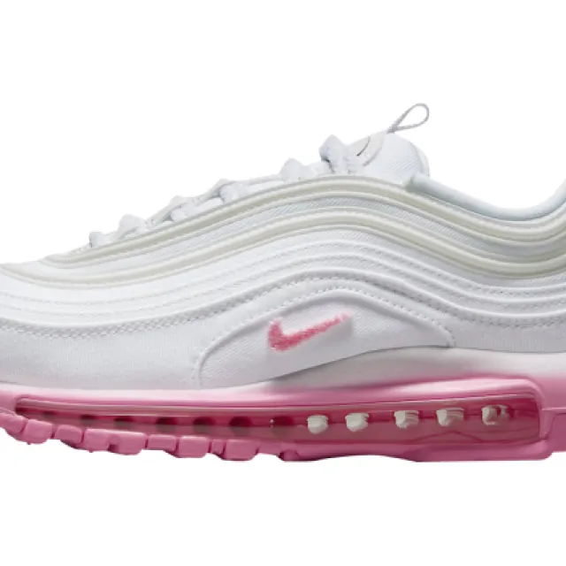 Nike WMNS Air Max 97 White Canvas Pink Chenille