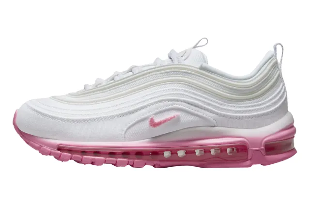 Nike WMNS Air Max 97 White Canvas Pink Chenille