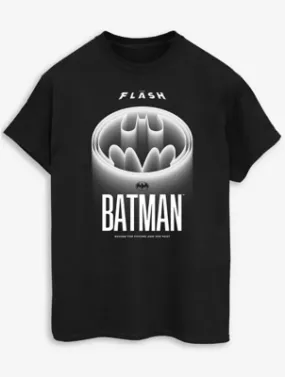 NW2 The Flash Batman Logo Adult Black Printed T-Shirt | Men | George at ASDA