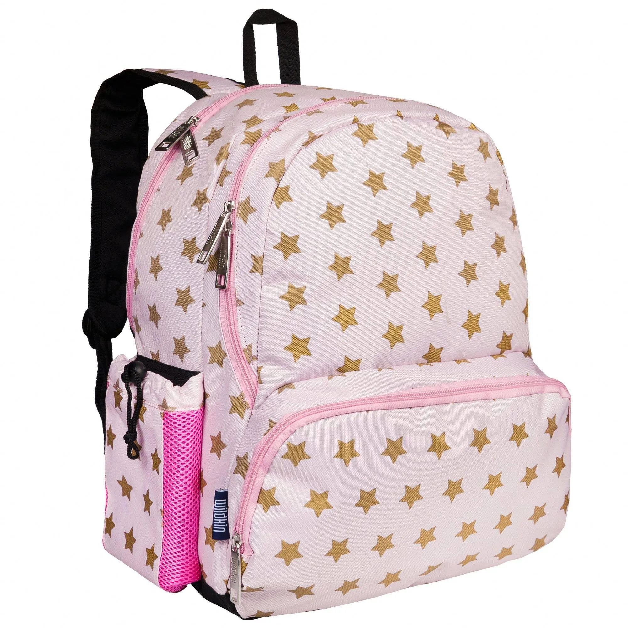 Pink and Gold Stars Backpack - 17 Inch