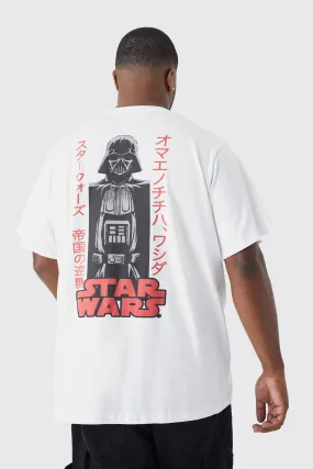 Plus Star Wars License T-shirt | boohooMAN UK