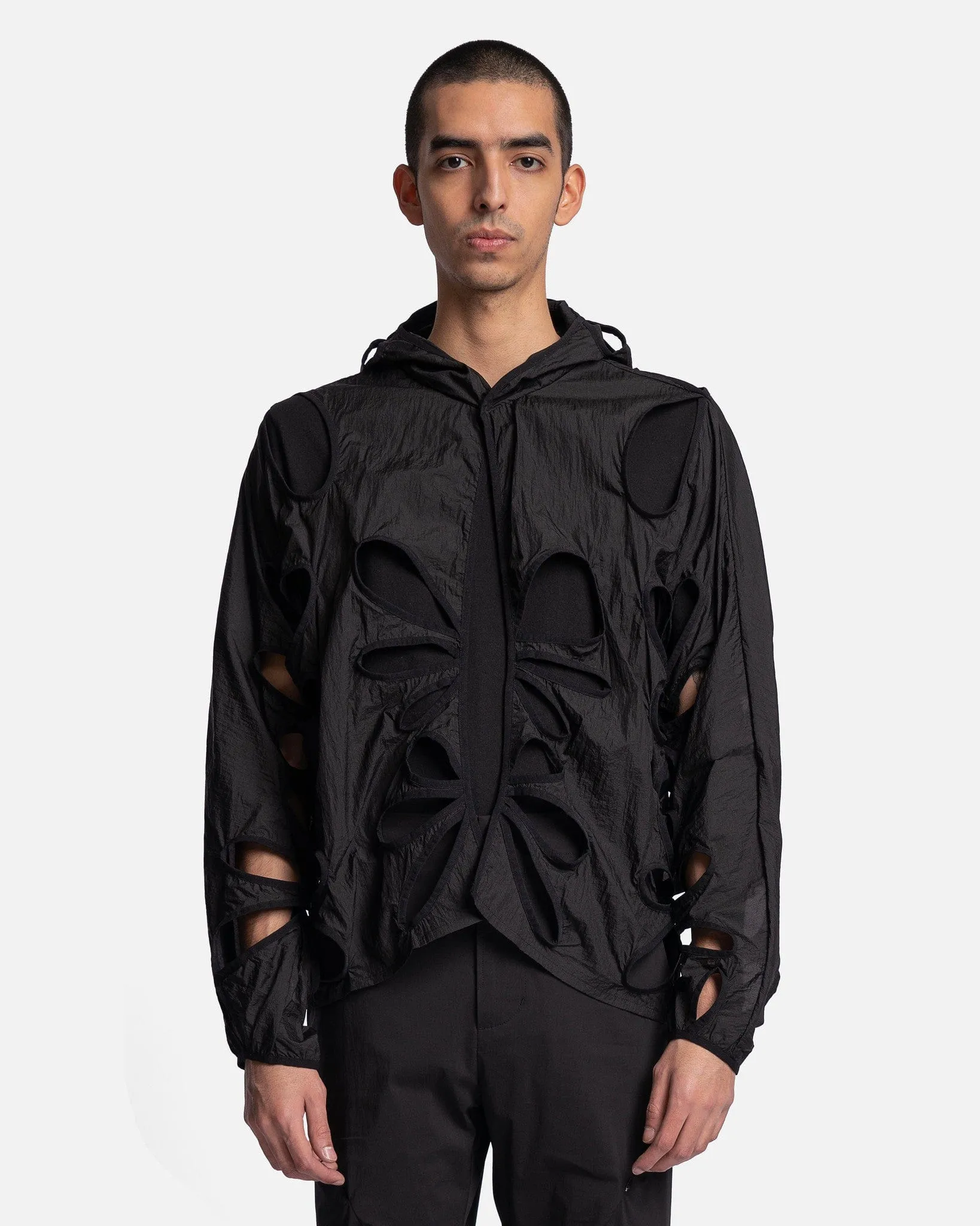 POST ARCHIVE FACTION (P.A.F) 5.0+ Technical Jacket Left in Black