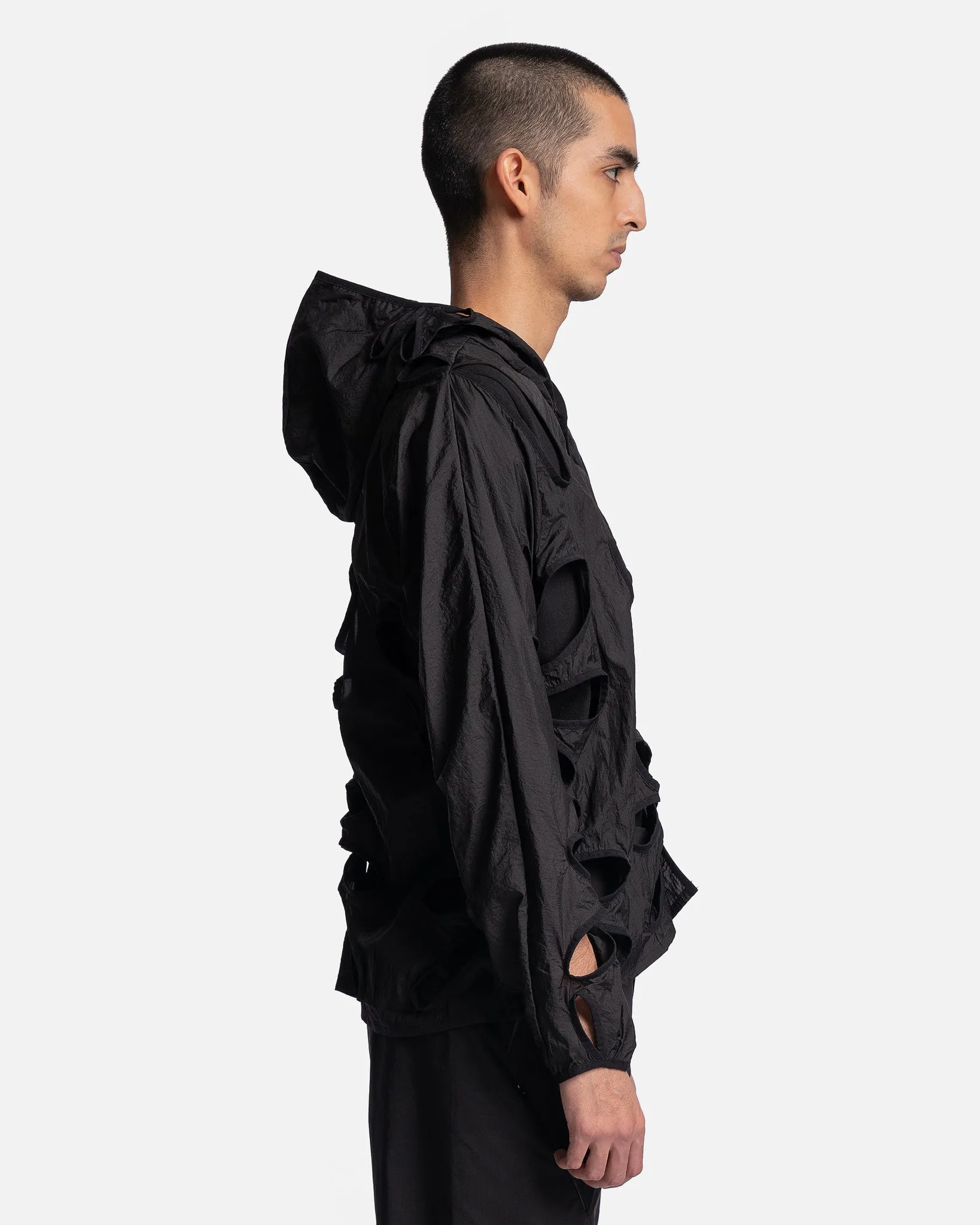 POST ARCHIVE FACTION (P.A.F) 5.0+ Technical Jacket Left in Black