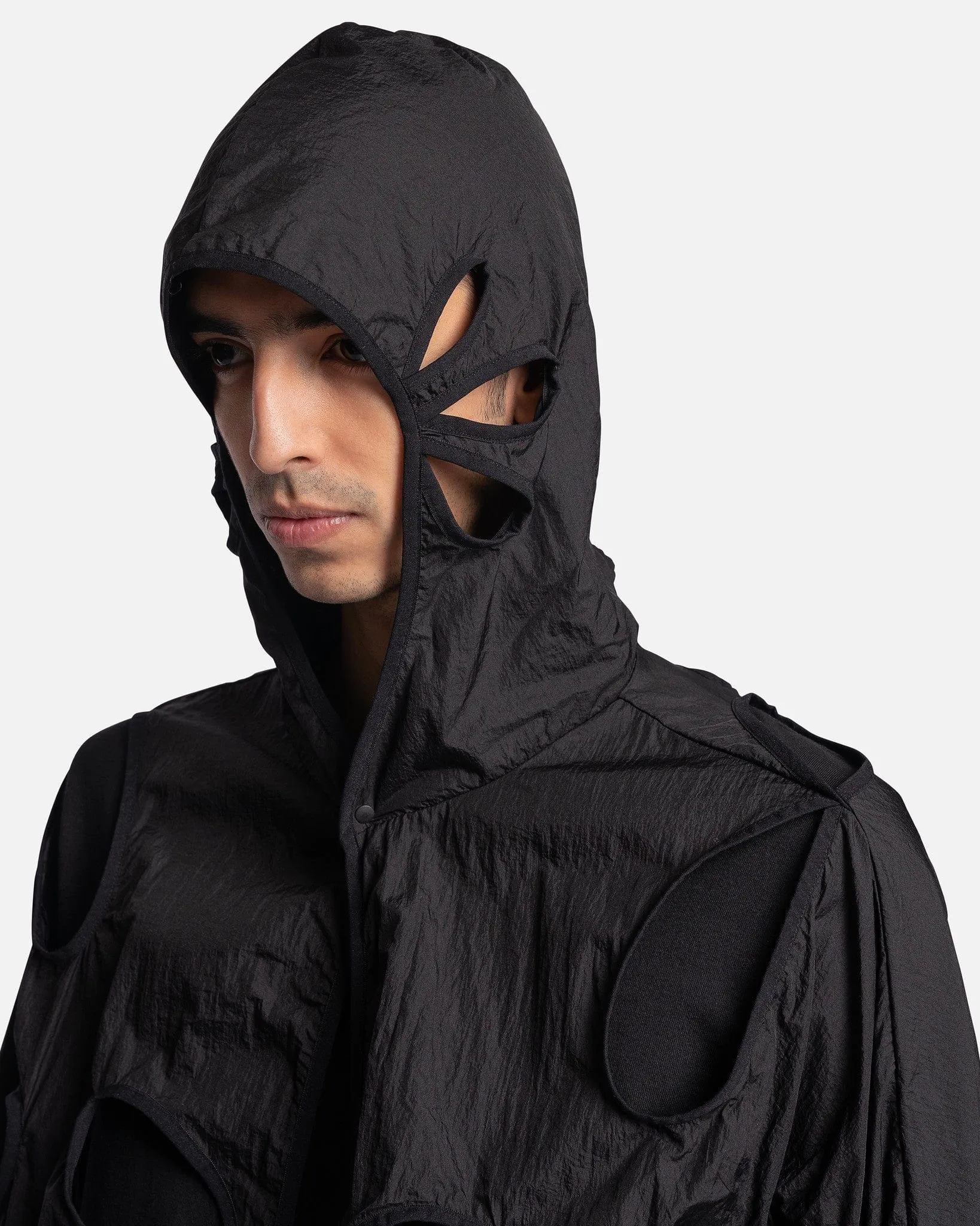 POST ARCHIVE FACTION (P.A.F) 5.0+ Technical Jacket Left in Black