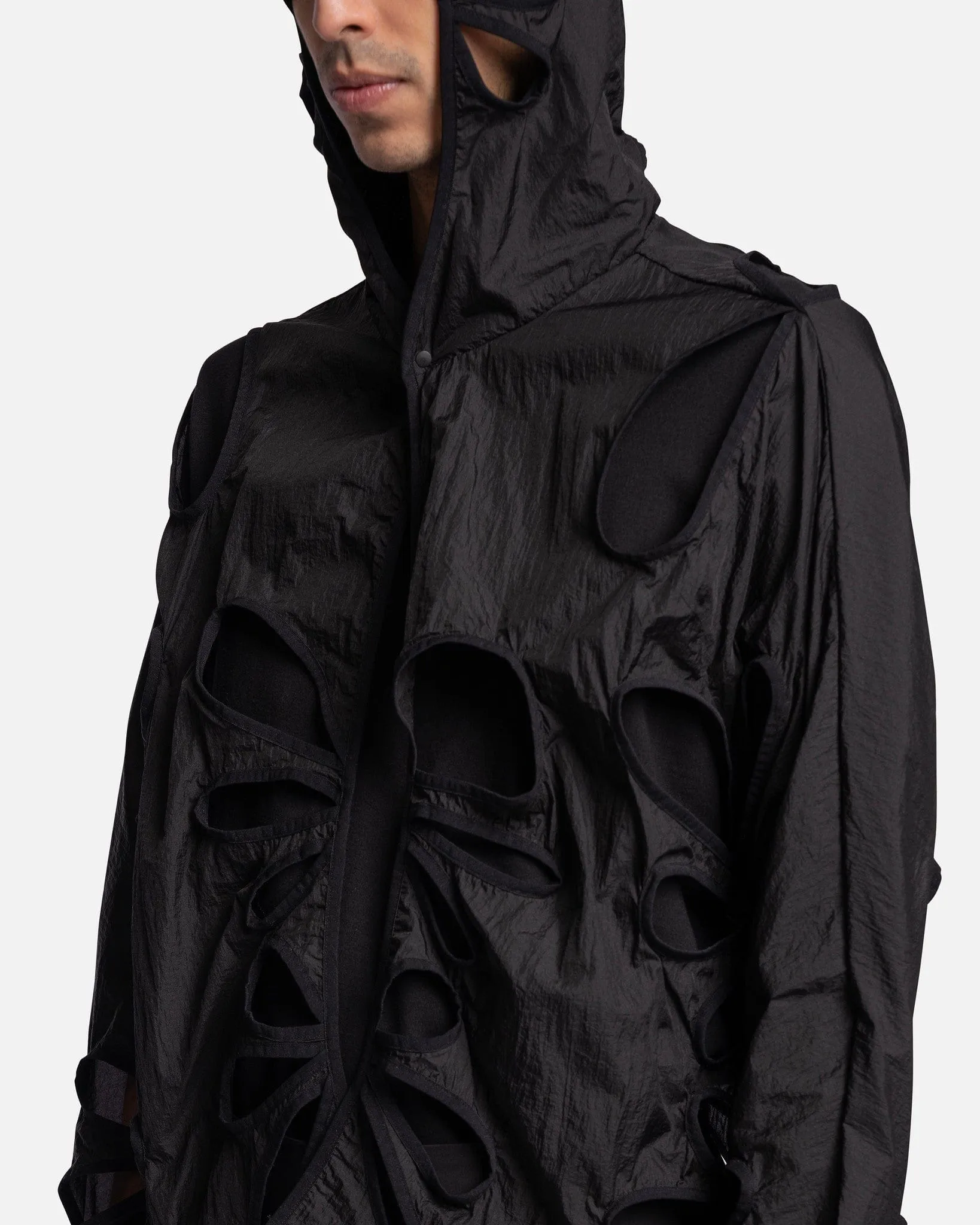 POST ARCHIVE FACTION (P.A.F) 5.0+ Technical Jacket Left in Black